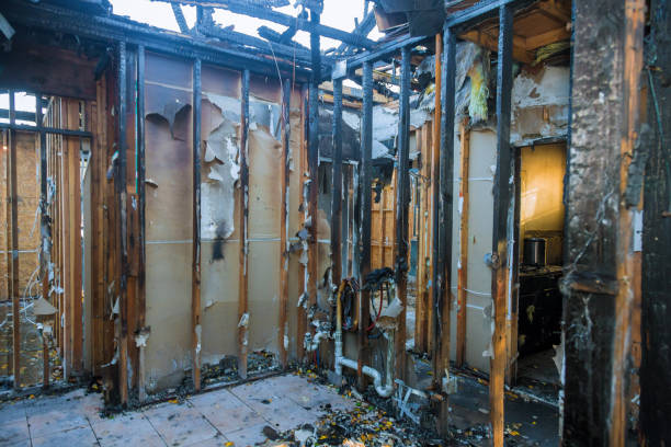 Professional Fire Damage Repair technician working in Lake Forest, CA
